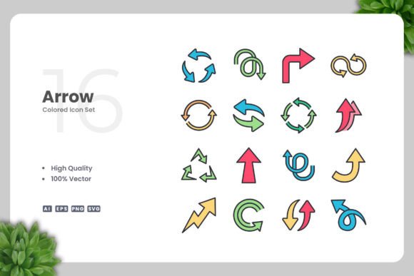 Arrow Color Icons