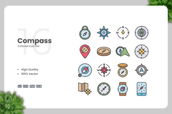 Compass Color Icons: A Versatile Design Resource Worth Getting Right