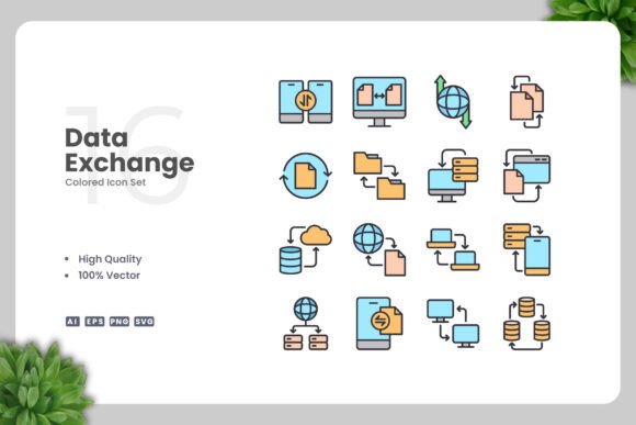 Data Exchange Color Icons: A Versatile Visual Toolkit for Modern Communication