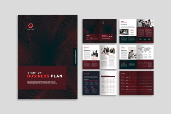 Design Smarter, Present Better: Why the Abstract Cover Business Plan Template Stands Out