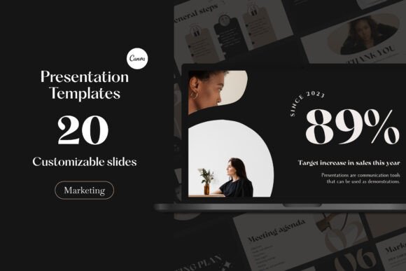 Elevate Your Brand: The Power of a 20-Slide Canva Marketing Presentation Template