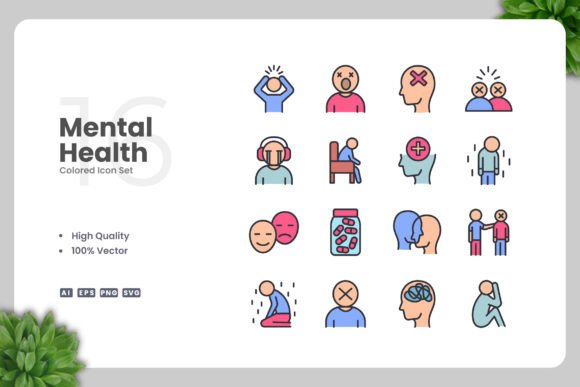Mental Health Color Icons: A Practical Guide to Clean Visual Communication