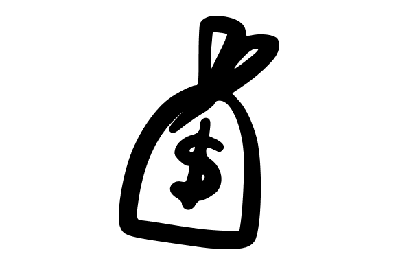 Money Bag Filled with Dollar Bills: A Versatile Design Asset for Creative Projects