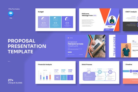 Poject Proposal Keynote Template: Present Your Work with Professional Clarity