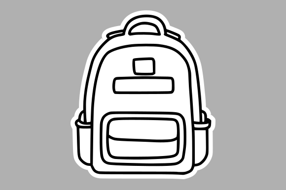 Rustic School Backpack: Evaluating the Hand-Drawn Illustration Style for Your Projects
