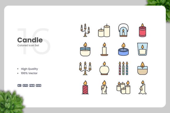 Understanding Candle Color Icons: Simple, Clean Vector Graphics for Modern Design